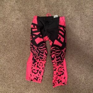 Girls size 5 (toddler/youth) fox 180 racing pants